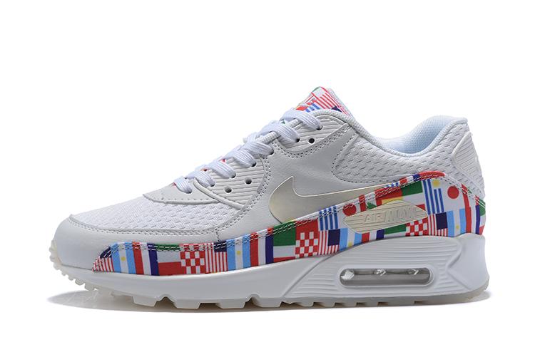 Nike Air Max 90 'One World White' Shoes Sneaker Sale Men Size US 7, 8, 8.5, 9, 10, 11