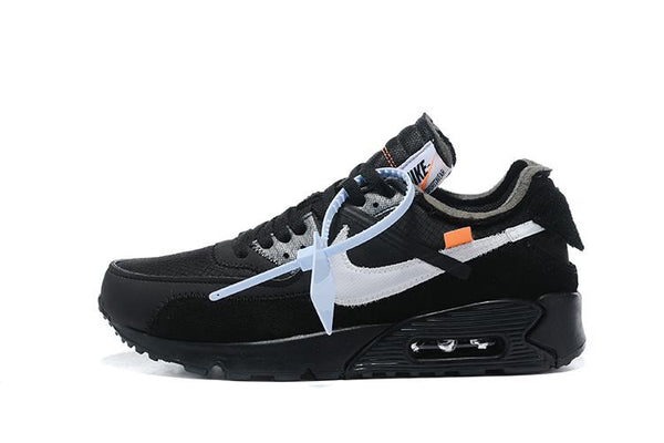 OFF-WHITE x Nike Air Max 90 'Black' Shoes Sneaker Sale Men Size US 7, 8, 8.5, 9, 10, 11