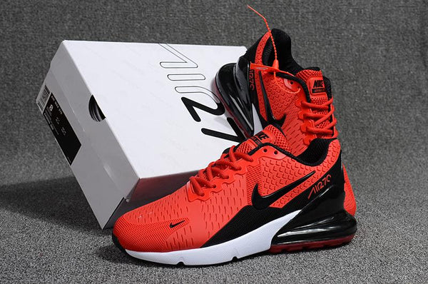 Nike Air Max 270 Red Sneaker Shoes Sale Men Women Size 5.5 - 11