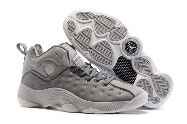Nike Air Jordan Jumpman Team II Grey Shoes Basketball Men Size US 7 - 13