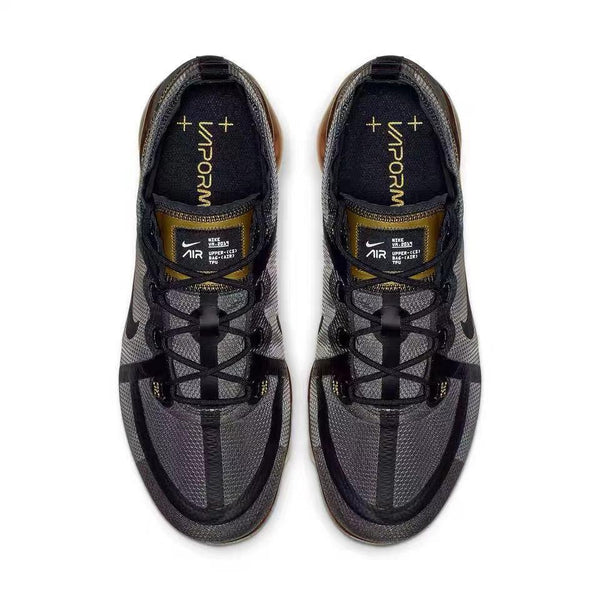 Nike Air Vapormax 2019 'Black Gold' Shoes Sneakers Men Women Sale Size US 7, 8, 8.5, 9, 10, 11