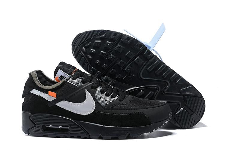 OFF-WHITE x Nike Air Max 90 'Black' Shoes Sneaker Sale Men Size US 7, 8, 8.5, 9, 10, 11