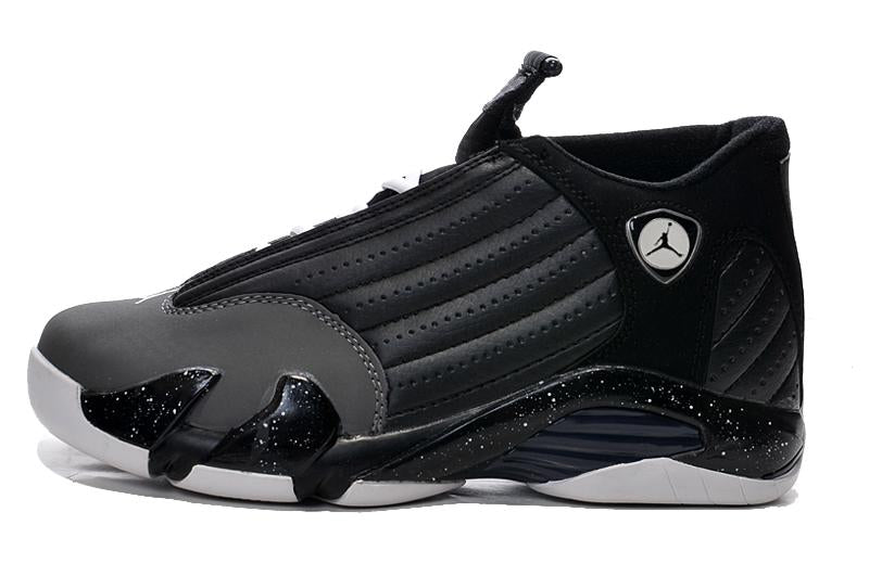 Nike Air Jordan 14 Retro Black Grey Sneaker Shoes Sale Men Size 7-13