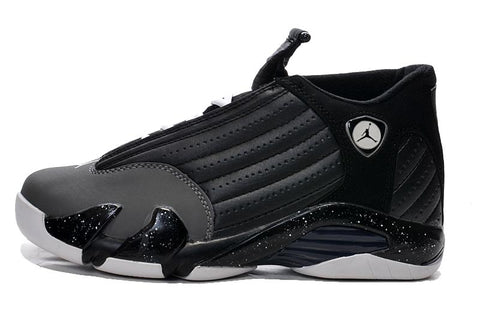 Nike Air Jordan 14 Retro Black Grey Sneaker Shoes Sale Men Size 7-13