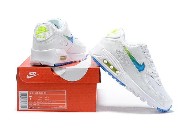 Nike Air Max 90 'White Sky Blue' Shoes Sneaker Sale Men Size US 7, 8, 8.5, 9, 10, 11