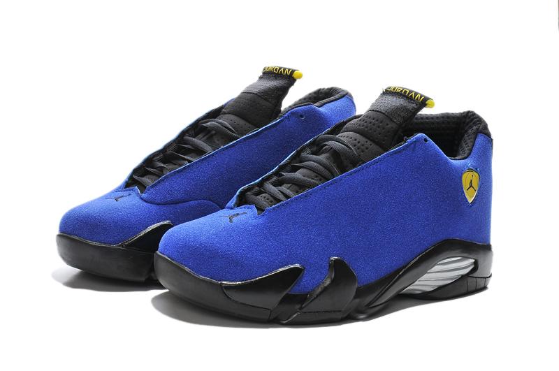 Nike Air Jordan 14 Retro Blue Black Sneaker Shoes Sale Men Size 7-13