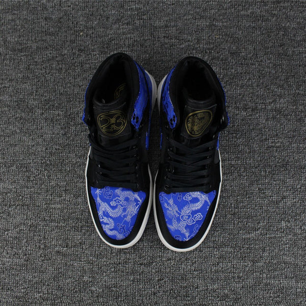 Nike Air Jordan 1 High Retro OF 6 Ring Black Blue Shoes Basketball Men Size US 7 - 13