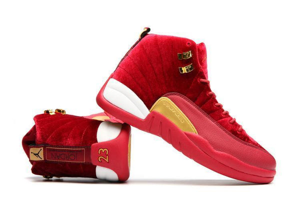 Nike Air Jordan 12 Retro Red Velvet Shoes Basketball Men Sale Size US 7 - 13