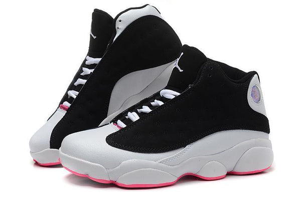 Nike Air Jordan Men 13 Retro White/Black/Pink Men Size US 7 - 13