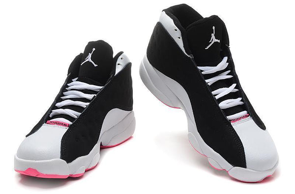Nike Air Jordan Men 13 Retro White/Black/Pink Men Size US 7 - 13