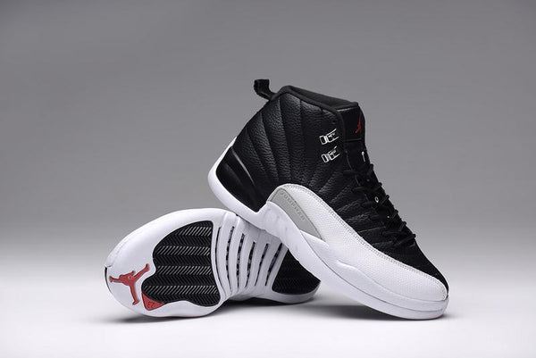 Nike Air Jordan 12 Retro 'Playoff' 2004 Black White Shoes Basketball Men Sale Size US 7 - 13