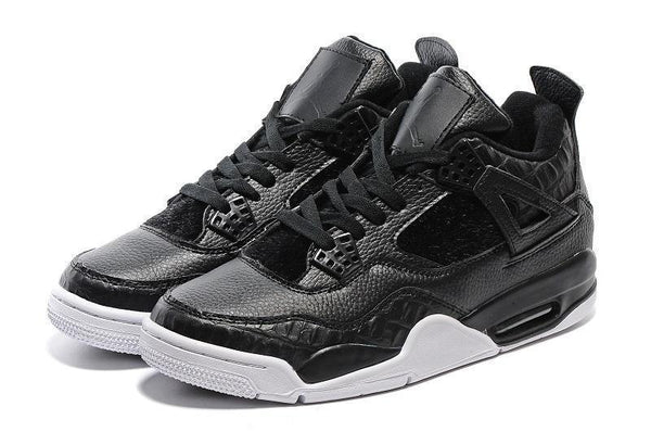Nike Air Jordan 4 Retro Black White Basketball Men Size US 7 - 13