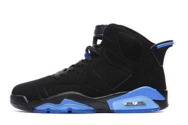 Nike Air Jordan 6 Retro Black Blue Men Shoes Sale Size US 7, 8, 8.5, 9, 10, 11, 12, 13