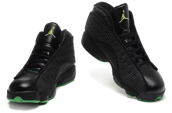Nike Air Jordan Men 13 Retro Black/Green Men Size US 7 - 13