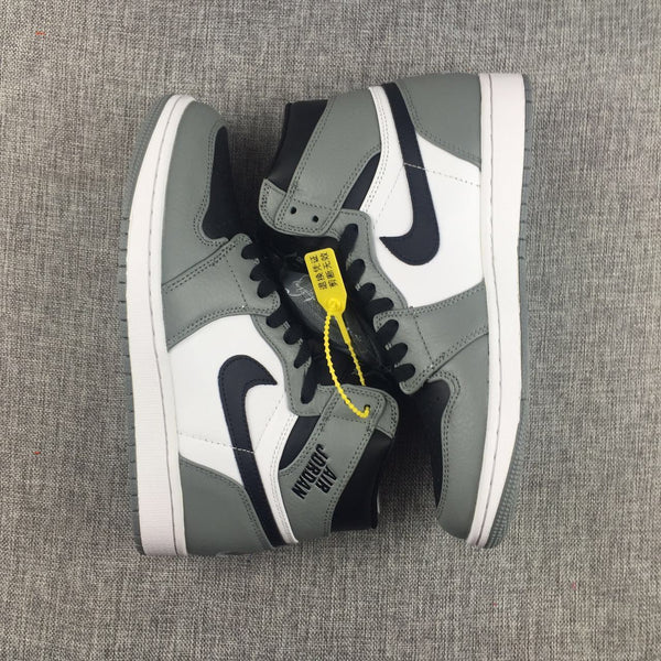 Nike Air Jordan 1 High Retro OF 6 Ring White Black Grey Shoes Basketball Men Size US 7 - 13