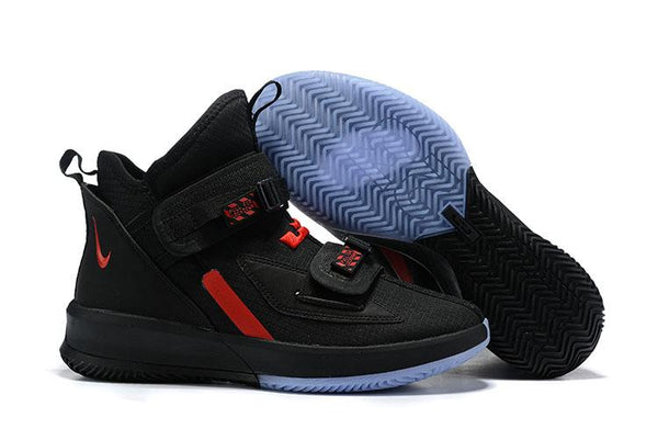 Nike Lebron Soldier XIII 13 Black Red Men Sneaker Shoes Sale Size US7,8,8.5,9,10,11,12