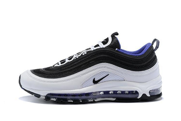 Nike Air Max 97 Black White Blue Shoes Sale Size US 7, 8, 8.5, 9, 10, 11