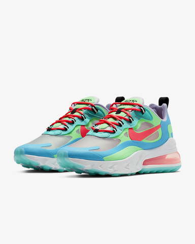 Nike Air Max 270 React 'Electro Green Lagoon' Sneaker Shoes Sale Men Size 5.5 - 11