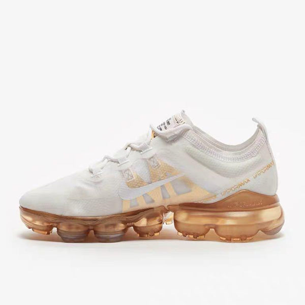 Nike Air Vapormax 2019  'White Gold' Shoes Sneakers Men Women Sale Size US 7, 8, 8.5, 9, 10, 11