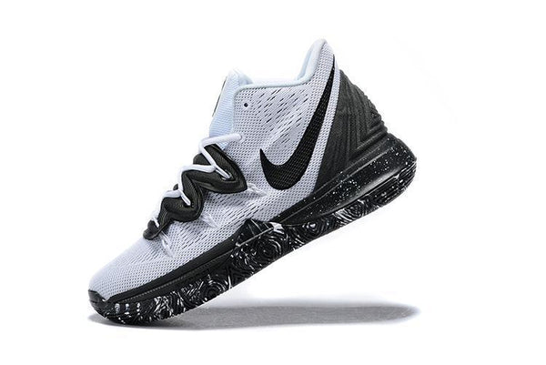 Kyrie 5 'Cookies and Cream' Black White Basketball Shoes Men Sale Size US 7,8,8.5,9.5,10,11,12