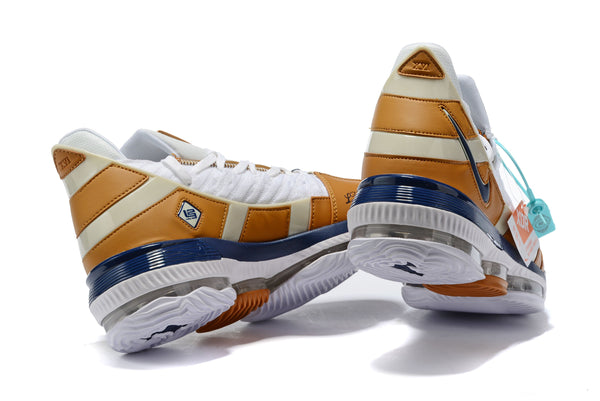 Nike Lebron XVI 16 SB White Brown Sneaker Shoes Sale Men Size 7-13
