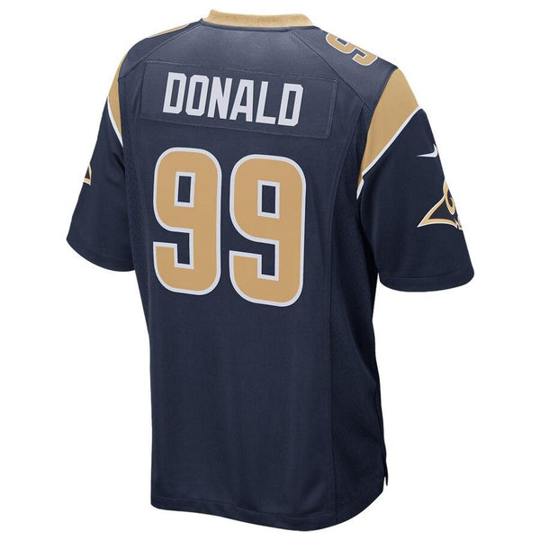 Aaron Donald Los Angeles Rams Super Bowl LIII Bound Game Jersey – Navy 2019