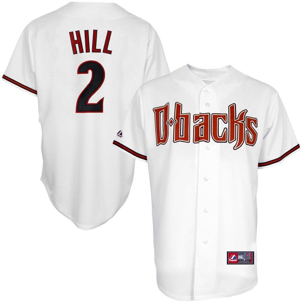 Aaron Hill Arizona Diamondbacks Majestic Home Replica Player Jersey - White 2019