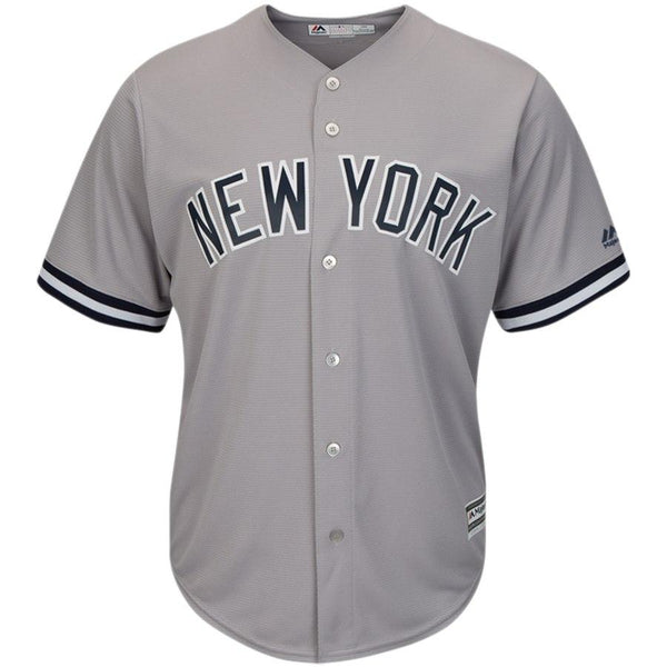Aaron Judge New York Yankees Majestic Cool Base Player Replica Jersey – Gray 2019