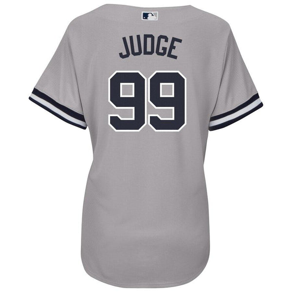 Aaron Judge New York Yankees Majestic Women's Road Cool Base Replica Player Jersey - Gray 2019