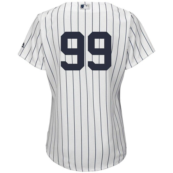 Aaron Judge New York Yankees Majestic Women's Team Cool Base Player Jersey – White 2019