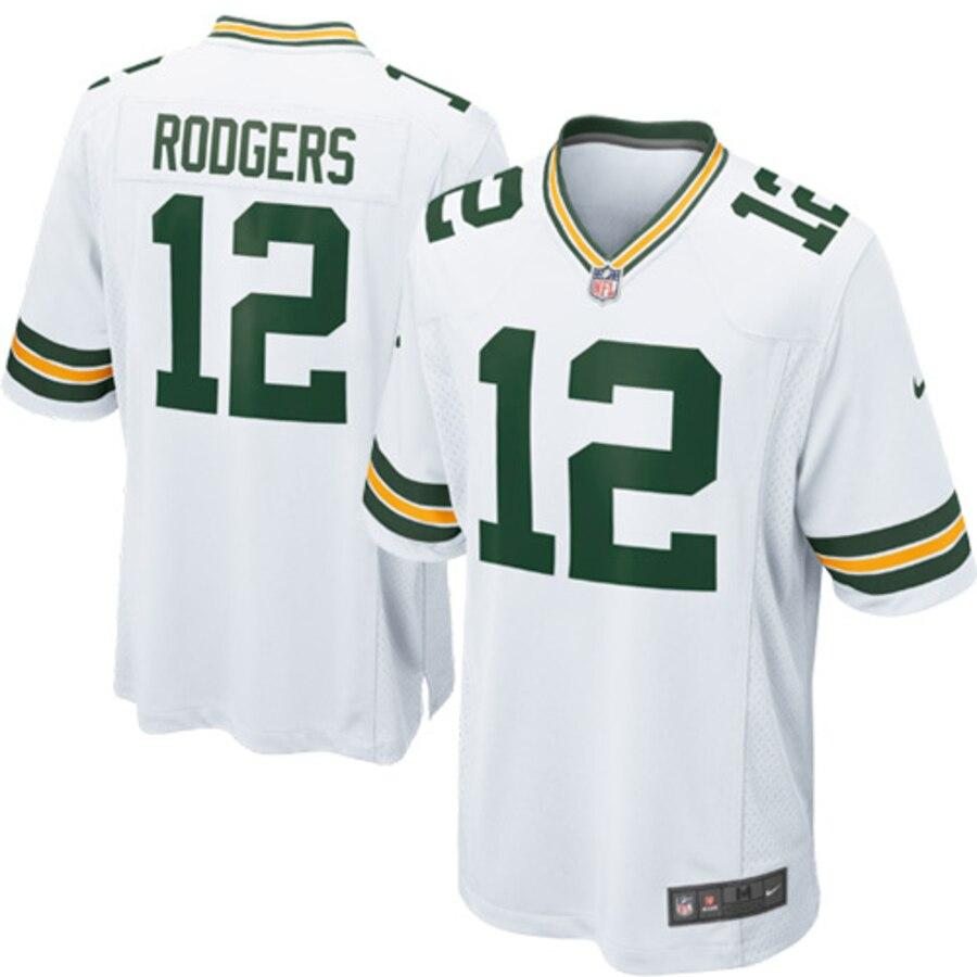 Aaron Rodgers Green Bay Packers Game Jersey - White 2019