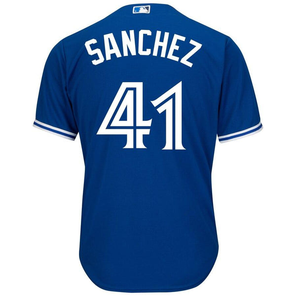 Aaron Sanchez Toronto Blue Jays Majestic Official Cool Base Player Jersey - Royal 2019