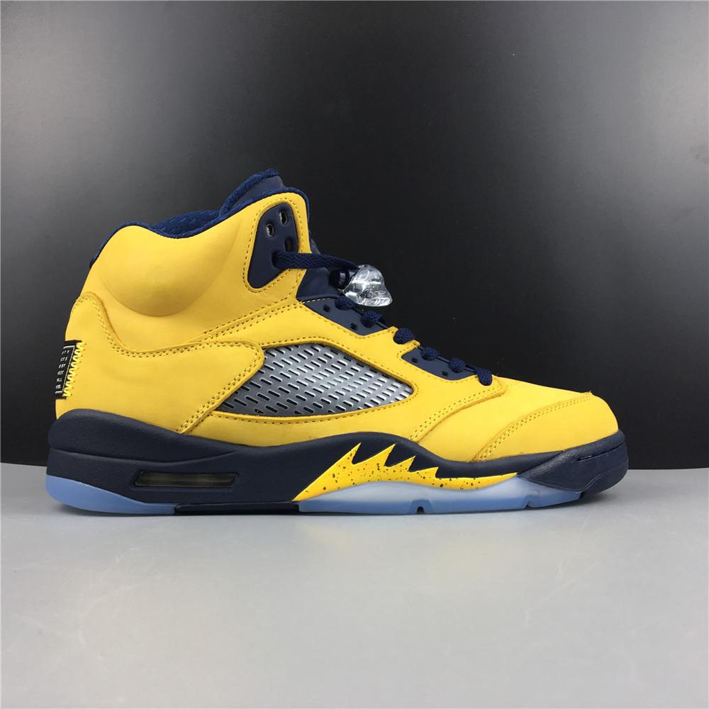 Nike Air Jordan 5 Retro 'Michigan' Men Shoes Sale Sneaker Size US 7, 8, 8.5, 9, 10, 11, 12, 13