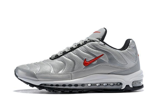 Nike Air Max 97 Ultra TN Silver White Red Sale Men Size US 7, 8, 8.5, 9, 10, 11