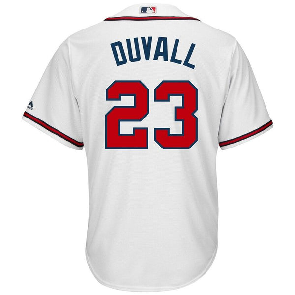 Adam Duvall Atlanta Braves Majestic Home Official Cool Base Player Jersey - White 2019