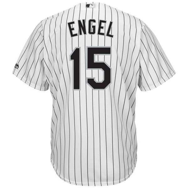 Adam Engel Chicago White Sox Majestic Home Cool Base Player Jersey – White 2019