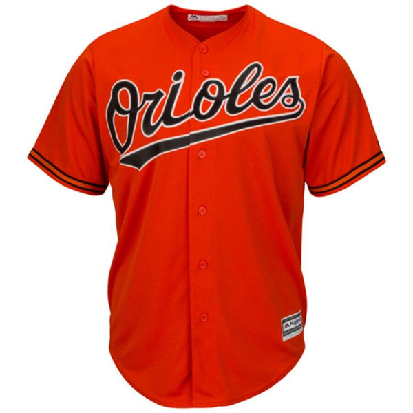 Adam Jones Baltimore Orioles Majestic Cool Base Player Jersey - Orange 2019