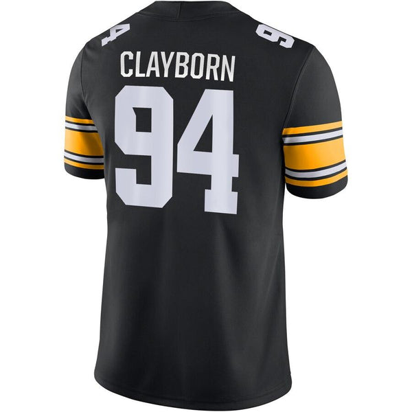 Adrian Clayborn Iowa Hawkeyes Game Jersey – Black 2019