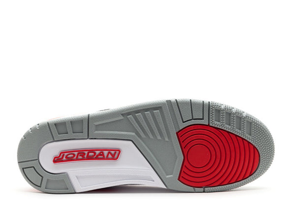 Nike Air Jordan 3 Retro 2013 Release White Silver Black Red Men Shoes Sale Size US 7, 8, 8.5, 9, 10, 11, 12, 13