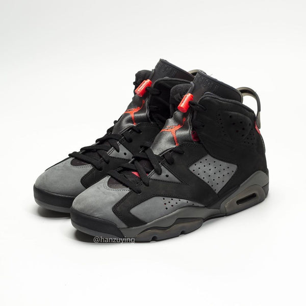 Paris Saint-Germain x Air Jordan 6 Retro 'Iron Grey' Men Shoes Sale Size US 7, 8, 8.5, 9, 10, 11, 12, 13