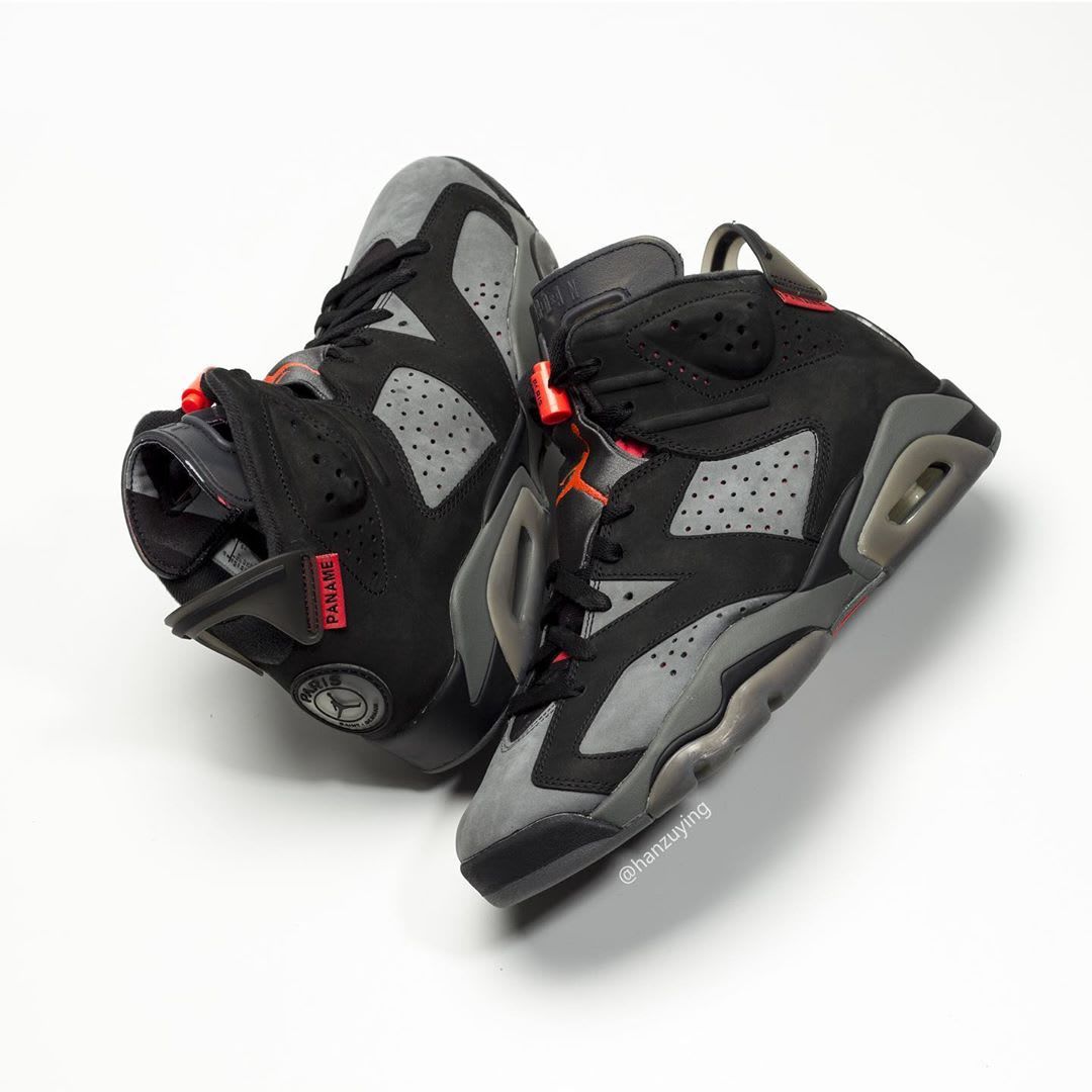 Paris Saint-Germain x Air Jordan 6 Retro 'Iron Grey' Men Shoes Sale Size US 7, 8, 8.5, 9, 10, 11, 12, 13