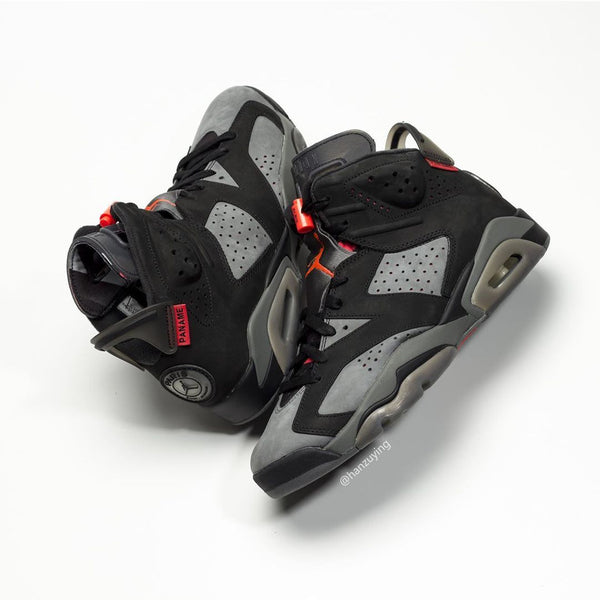 Paris Saint-Germain x Air Jordan 6 Retro 'Iron Grey' Men Shoes Sale Size US 7, 8, 8.5, 9, 10, 11, 12, 13