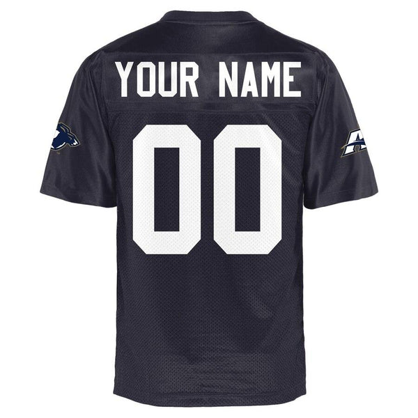 Akron Zips Personalized Football Name &amp; Number Jersey - Navy Blue 2019