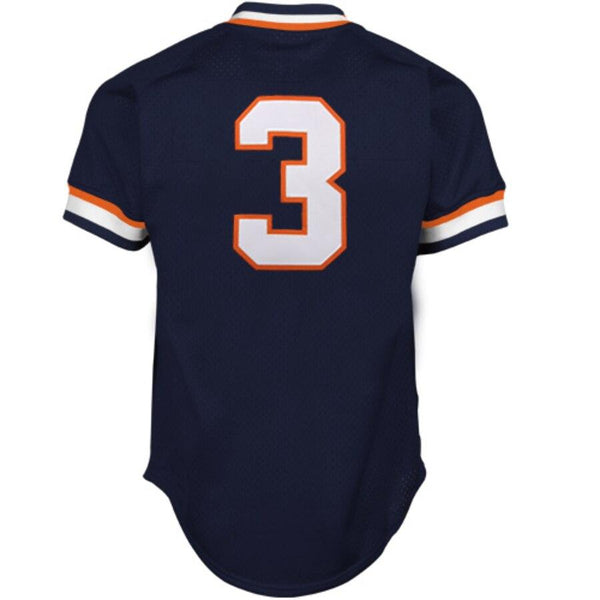 Alan Trammell Detroit Tigers Mitchell &amp; Ness 1984 Cooperstown Collection Mesh Batting Practice Jersey - Navy 2019
