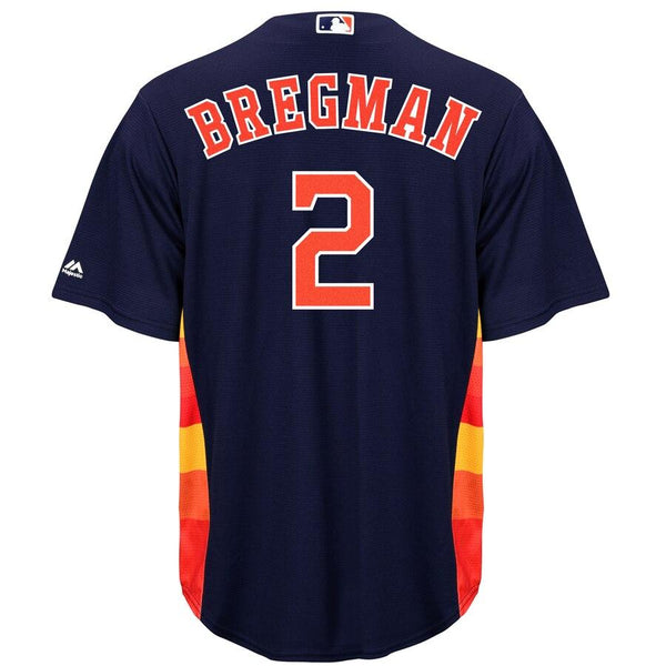 Alex Bregman Houston Astros Majestic Fashion Official Cool Base Replica Player Jersey - Navy 2019