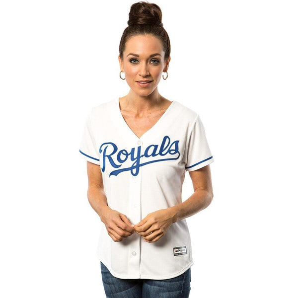 Alex Gordon Kansas City Royals Majestic Women's Cool Base Player Jersey - White 2019