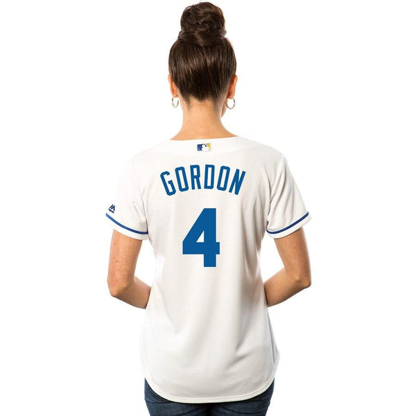 Alex Gordon Kansas City Royals Majestic Women's Cool Base Player Jersey - White 2019