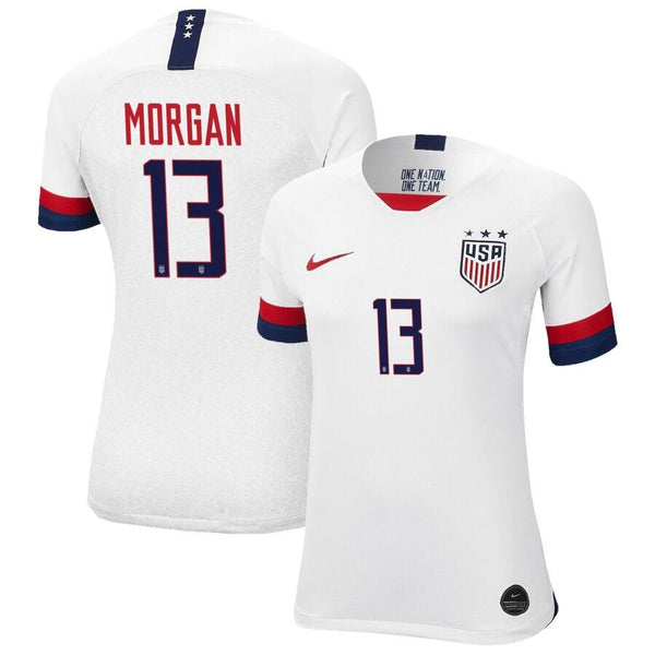 Alex Morgan USWNT Women's 2019 Home Vapor Match Player Jersey – White 2019