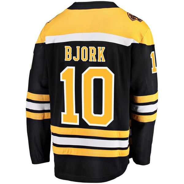 Anders Bjork Boston Bruins Home Breakaway Player Jersey – Black 2019