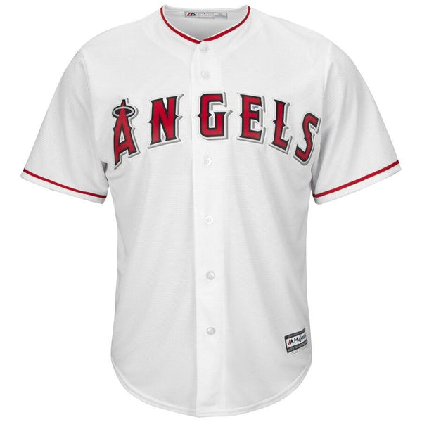Andrelton Simmons Los Angeles Angels Majestic Home Cool Base Player Jersey – White 2019